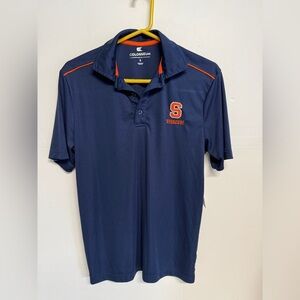 Colosseum Men’s Small Short Sleeve Syracuse Shirt Orange And Blue